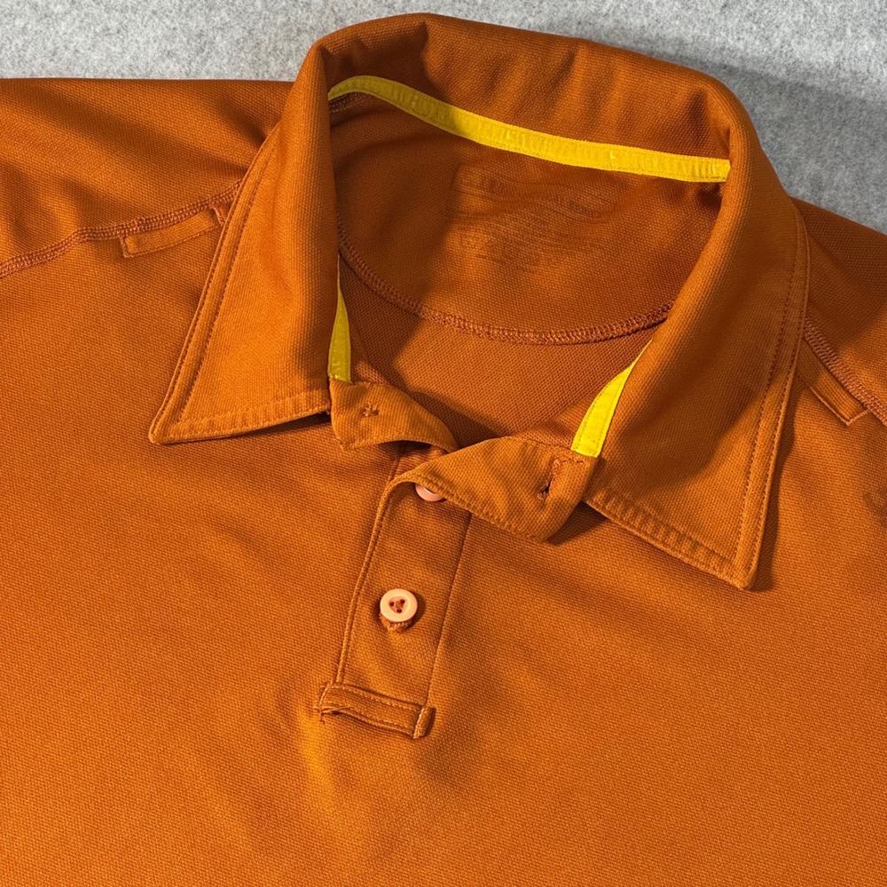 5.11 Tactical Performance Polo Shirt Mens Medium Orange Short Sleeve 71027